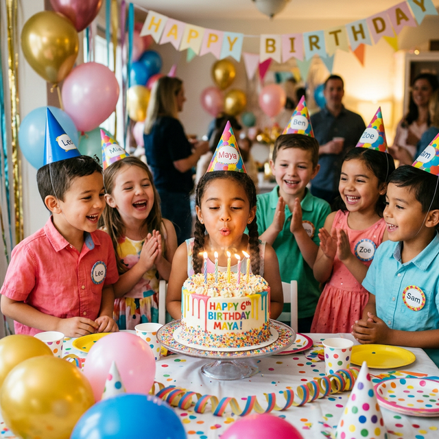 Animation fête